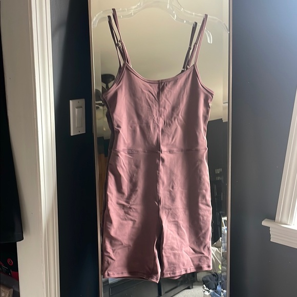 Dark Pink Dusty Rose Jumpsuit l Medium NWT - Picture 1 of 4